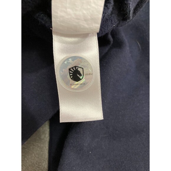 Team Liquid Crest Hoodie Men’s M Blue Colorblock Pullover Sweatshirt Streetwear - Picture 11 of 11